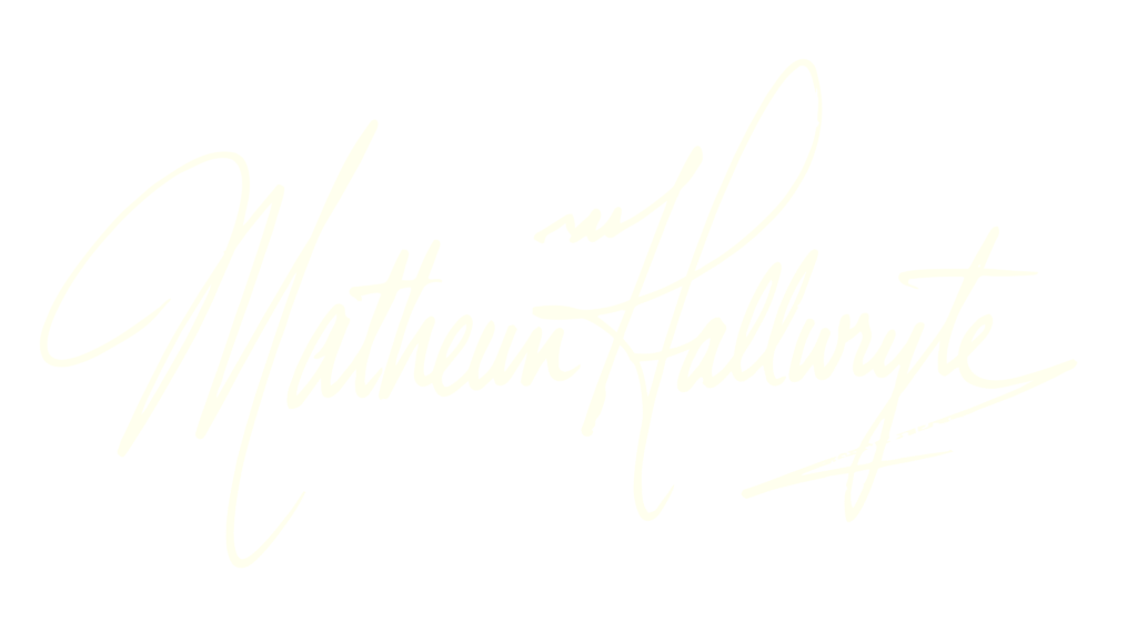 Mathuen Hallwryte Signature (white)