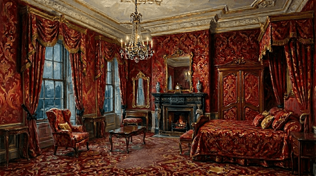 The Damask Room Painting